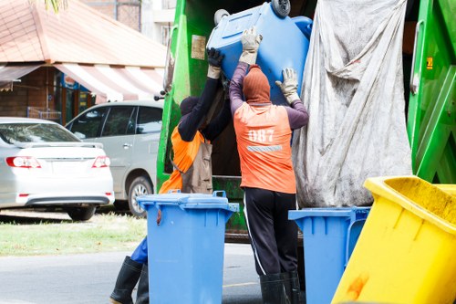 Modern builders waste disposal process in Garston